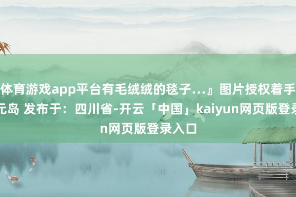 体育游戏app平台有毛绒绒的毯子…』图片授权着手：次元岛 发布于：四川省-开云「中国」kaiyun网页版登录入口